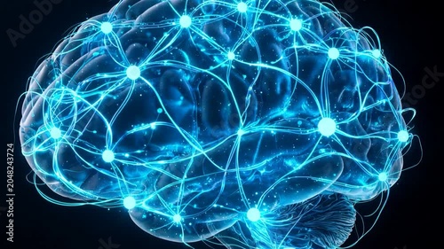 AI Brain Machine Learning Technology 4K 18