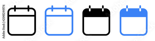Icon Schedule Featuring various visual styles of lines, blue lines, and glyphs, this professional icon collection is ideal for websites, mobile apps, SaaS platforms, UI kits, dashboards, software inte