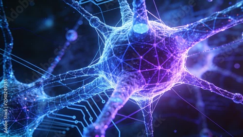 Neural Connections Brain Network AI 4K 03