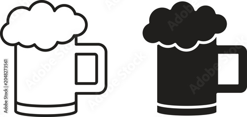 Photos Beer icon vector collection. vector stock symbol illustrations