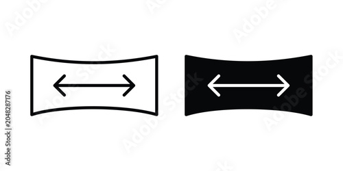 Фотография Stretchable icon pack in black vector type