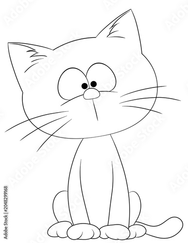 Coloring pages of cute cartoon pets.