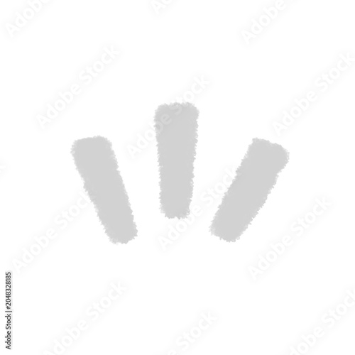 気付き線（グレー）
