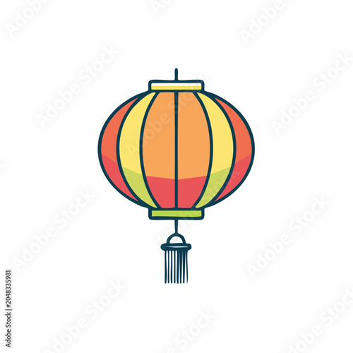Traditional Chinese Lantern Illustration
