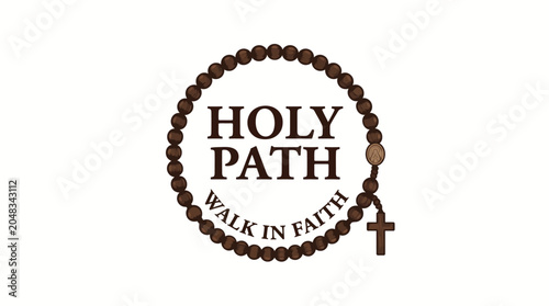 Foto Religious Rosary Beads Cross for Faith Ministry Worship Spiritual Community Fell