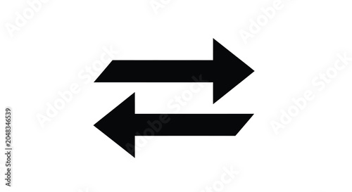double arrow icon on white background direction