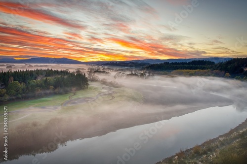 Manawatu River Morning Landscapes