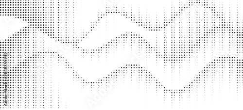 Data technology background. Abstract background. Connecting dots and lines on dark background. Abstract digital wave particles. Abstract halftone illustration background.