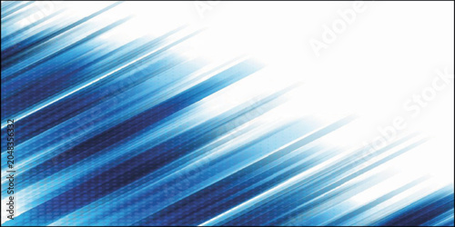 Abstract blue dynamic motion line pattern for business banner