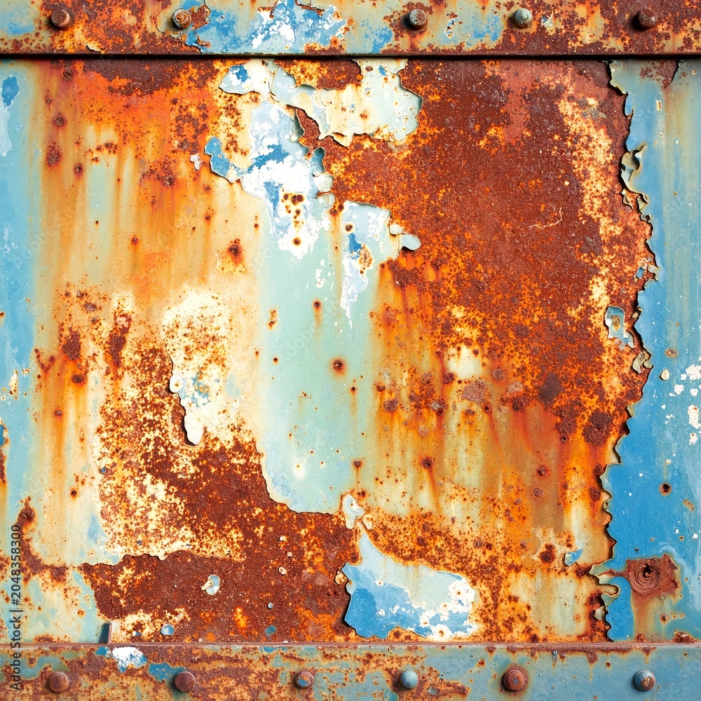 Fototapeta premium rust on a rusty metal surface