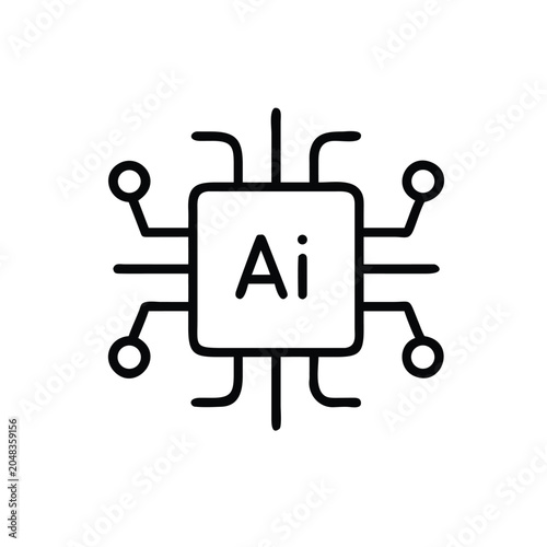 funny robot vector illustration