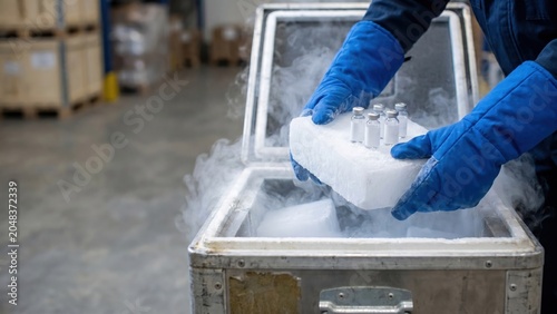 Cold Chain Management for Medical Supplies Using Alternative Global Transport Routes