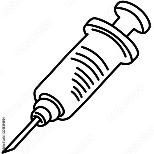 Bild auf Leinwand Hypodermic syringe