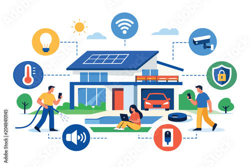Smart Property with Connected Devices and Home Automation