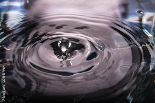 183.Droplet Impact with Metallic Ripples on Water