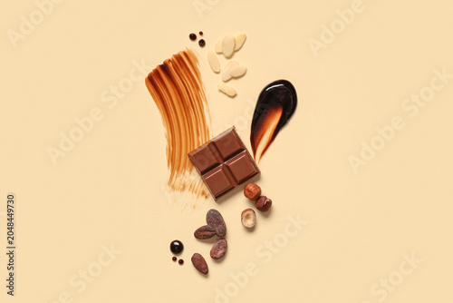 Composition with piece of t...