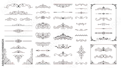 Various ornate designs and illustrations are showcased in a digital file
