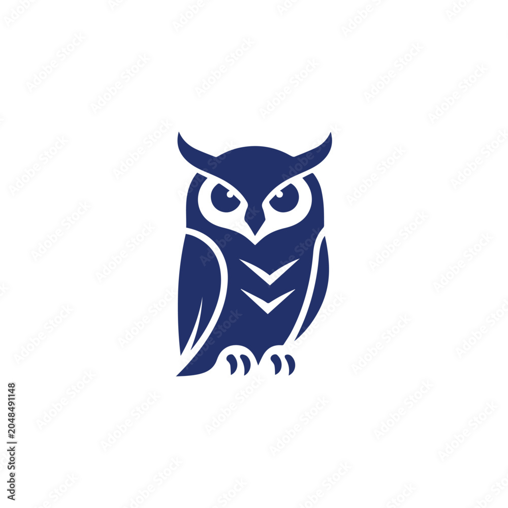 Fototapeta premium Majestic Owl Logo