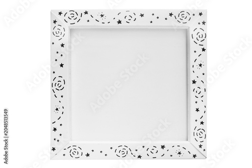 Paper frame isolated