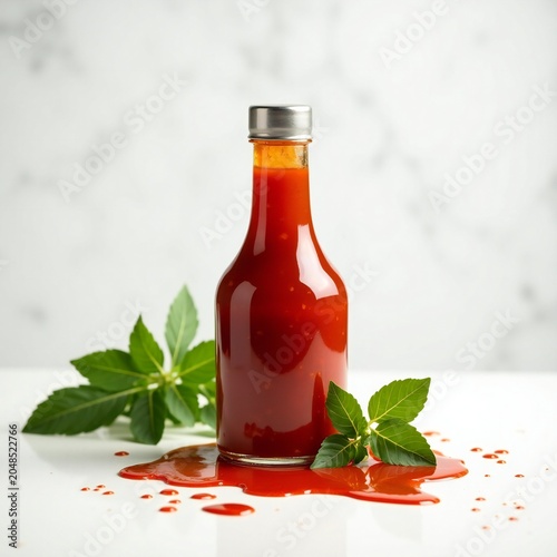 tomato juice and basil