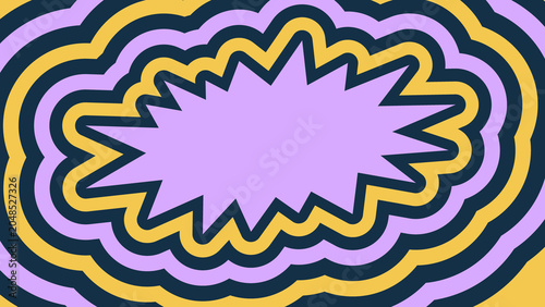 Vászonkép Electric Starflow Pattern Background