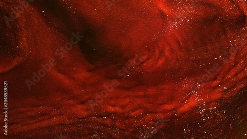 Foto Exploring the patterns of alcohol ink in abstract video art without definitive s