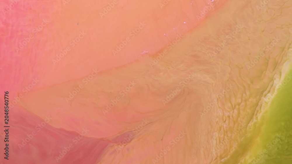 Fototapeta premium Exploring the forms and colors of alcohol ink in abstract video art