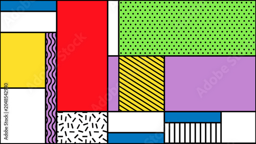Abstract Retro Pattern Background
