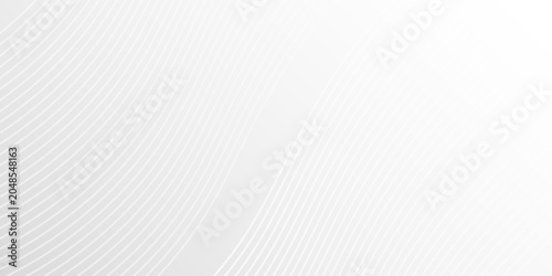 Konstfotografi Abstract white and gray color, minimalist background 3D illustrations elegant creative geometric dynamic opacity transprancy