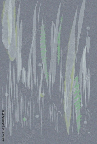 Abstract gray textured background with vertical brush strokes.