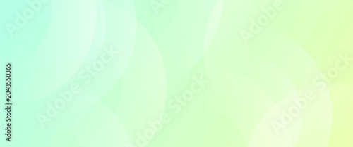 Obraz na plátně Soft abstract background with gradient from mint green to lime yellow, featuring