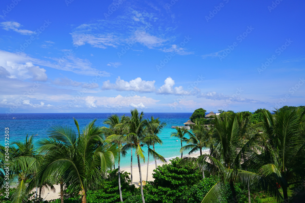 Fototapeta premium Punta Bunga Beach, Boracay Island, Philippine
