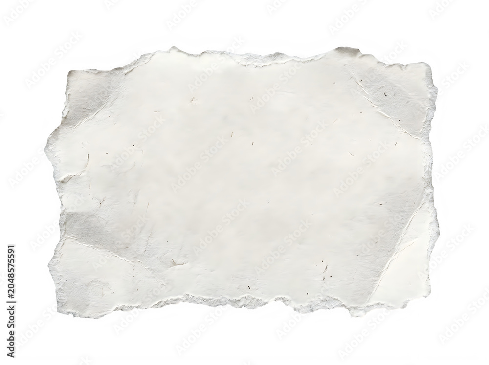 Obraz premium Folded white fabric or cloth texture isolated on white background