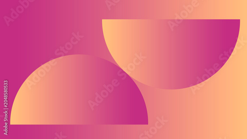 Foto Gradient Geometric Balance Background