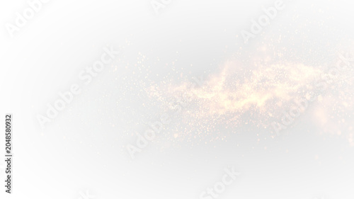 Foto Fire sparks and glowing embers with hot flame effect, flying particles, orange r