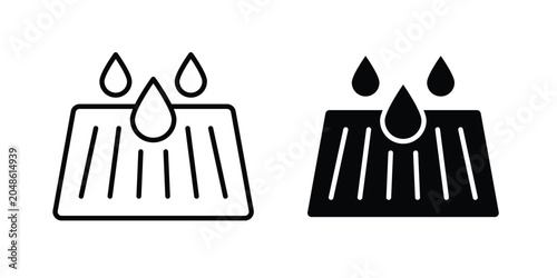 Drain or Drainage icon for web and app design, design element.