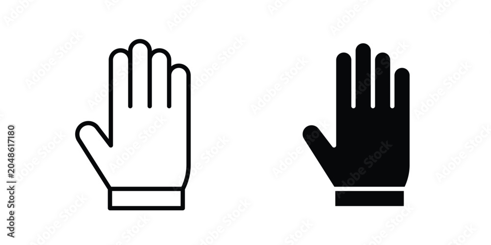 Fototapeta premium Hand icon for web and app design, design element.