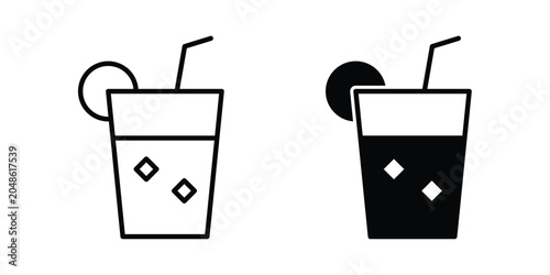Bild auf Leinwand Lemonade icon