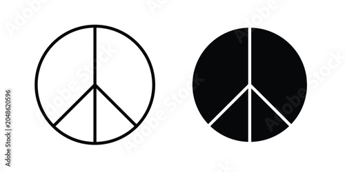 Foto Peace icon for web and app design, design element.