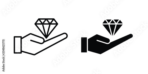 Bild auf Leinwand Value Proposition icon for web and app design, design element.