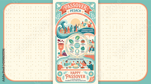 Foto Passover Pesach Holiday Jewish Festival.