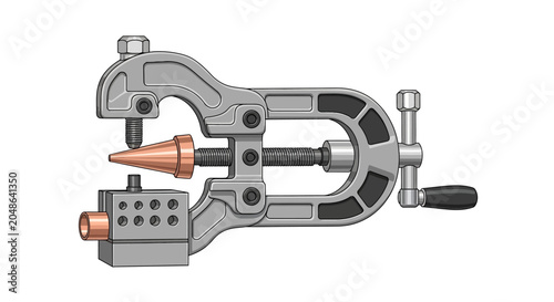 Tableau sur toile Bullet Casing Metal Working Machine Tool.