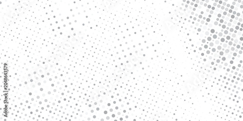 Obraz na plátně ModernTransparent Vector Gradient Blue Color Halftone Staggered Dots Background