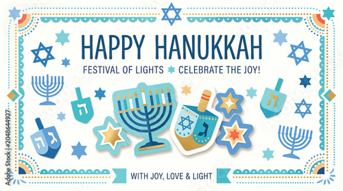Foto Hanukkah Festival of Lights Celebration.