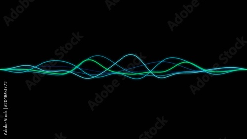 Colorful Wavy Spectrum Mesh Animation Background