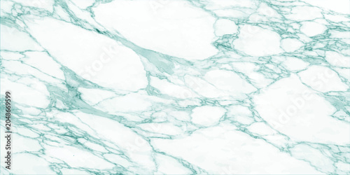 Foto A swirling pattern of white marble with delicate teal veins creates a luxurious and elegant background, perfect for adding a touch of sophistication to any design