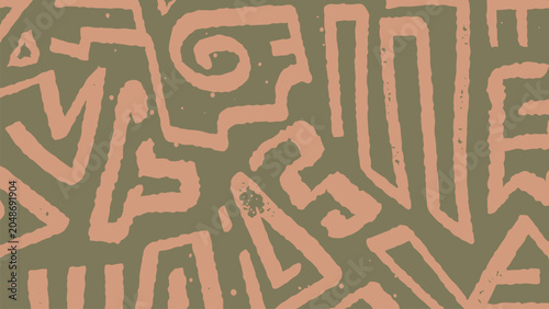 Ethnic Clay Design Background