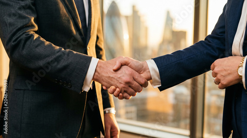 Businessmen Shaking Hands
