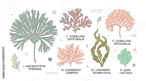 Photos Variety of Coral Reef Marine Life.