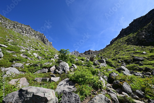 Climbing Mt. Yakedake, Nagano, Japan